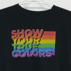 True Colors Short Sleeve T-Shirt Men’s Extra Large Black