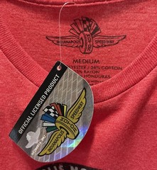 Indianapolis Motor Speedway Racing Capital Of The World Red Medium T-Shirt *NEW