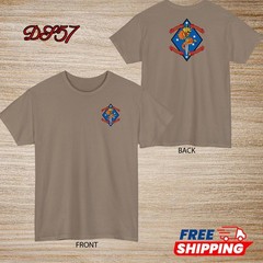 1st Battalion 4th Marine Regiment USMC T-Shirt Logo S to 5XL Made In USA