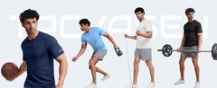 Men’s Workout Shirt Short Sleeve Quick Dry UPF 50+ UV Protection Running Gym Tee