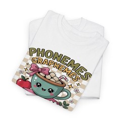 Phonemes Graphemes Caffeine Teacher Coffee T-Shirt