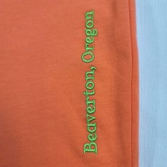 Nike World Tour T Shirt Mens Small Orange Move Your Body Move Your Sole Tennis