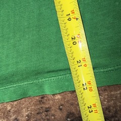 Vintage 50s General Athletic Products Mens Medium Blank Green T-Shirt USA