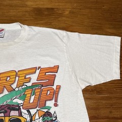 Vintage 80s California Raisins Tour Band Shirt Single Stitch Surf Raw Edge Hem L