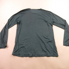 REI Shirt Mens Medium Long Sleeve High Neck Outdoors Crew Neck Blue Stretch