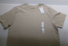 Men’s M Every Wear Short Sleeve T-Shirt Goodfellow Oatmeal Light Cotton Blend