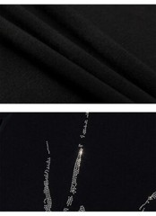 New Fashion Spider Rhinestones Summer Short Sleeve Luxury Men Streetwear T-Shirt