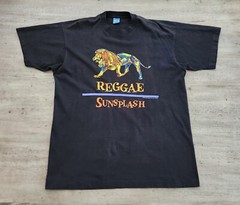 Vintage 90s Reggae Sunsplash Festival T-shirt XL Single Stitch Maxi Priest 1994