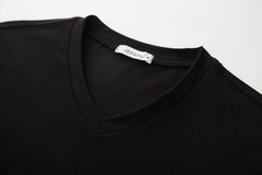 Men’s V-Neck T-Shirt – Premium 95% Cotton 5% Spandex Soft Slim Fit Tee, Breat…