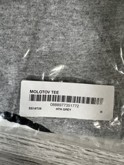 Supreme Molotov Tee Heather Grey T Shirt Rage Against The Machine Size Medium M