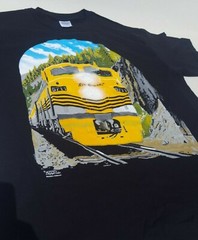 Vtg Train T Shirt. Rio Grande 5711. Daylight Sales.