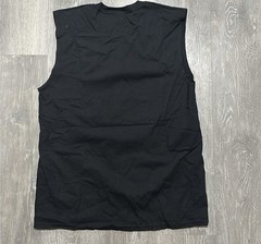 NWOT Men’s Black Gildan Saint Asonia Sleveless logo Tank Muscle Tee size M & L