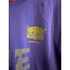 Port and Company Mens Purple Seminole Casino The King of Rock N Roll T-Shirt L