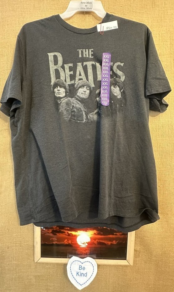 NWT The Beatles Rubber Soul men’s band graphic tee stretch XXL Official Mer