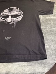 Vintage MF Doom Mask Medieval Game Changer Heavyweight Black T-Shirt Size XL