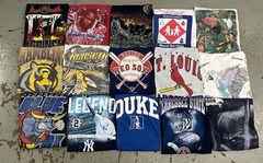 Vintage Graphic T Shirts Random Lot of 5 Mixed 80s 90s Y2k All Size XL Used