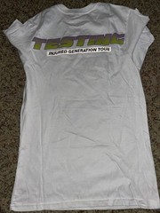 ASAP Rocky Injured Generation Double Sided White Tour T-Shirt Size Small NWOT