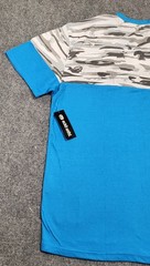 Ecko Unltd V-Neck Blue Atomic With Camo Men’s T-Shirt Size X-Large NWT