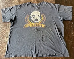 Vintage Sublime Band Tee Shirt XL Black Distressed Lou Dog 2006 Concert Tour