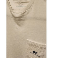 Vineyard Vines Mens White I Whale Golfing Short Sleeve Pocket T-Shirt Small