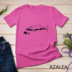 Scuba Diver Swimming With Whale Shark Unisex T-shirt