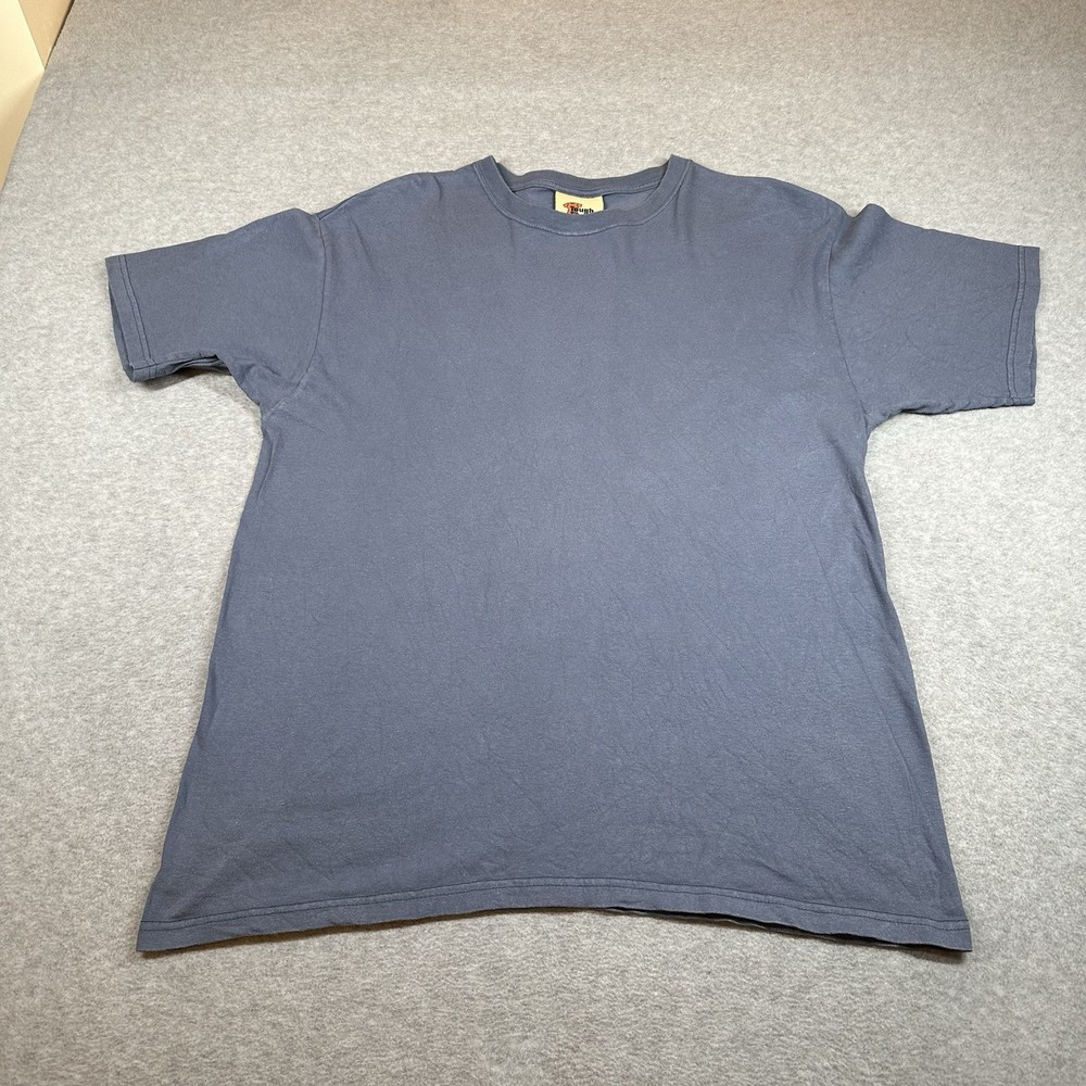 Tough T’s By Wear Guard Tee Mens L Blue Gray Ring Spun Cotton Chorecore Grunge