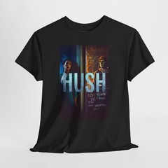 Hush 2016 Retro Movie Poster Horror Unisex Graphic T-Shirt