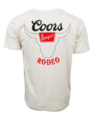 COORS BANQUET BLACK BULL T SHIRT NATURAL