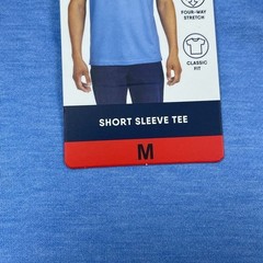 Lands End Mens Classic Fit Short Sleeve Tee Blue M a0106