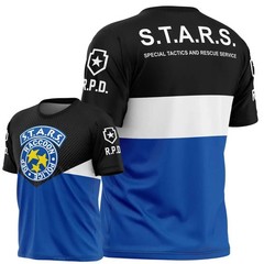 RACOON POLICE DEPARTMENT R.P.D. T-SHIRT T-SHIRT STARS UMBRELLA RESIDENT EVIL