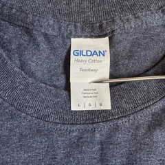 Gildan Men L Heavy Cotton Blend T-Shirt Gray Respect Honesty Imago Dei School