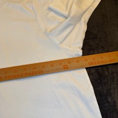 Murano Liquid Luxury Mock Neck Shirt Mens 4XB White Big and Tall Cotton