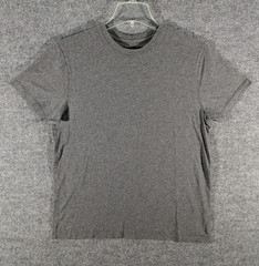 Banana Republic Shirt Mens Medium Gray Premium Pima Cotton Crew Neck Tagless Tee