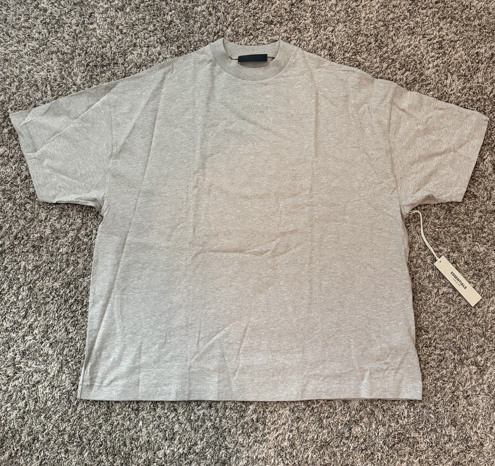 Fear of God Essentials Tee Core Heather Size Large Brand New With Tags