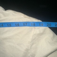 H&M Regular Fit Cream Crew Neck T-Shirt