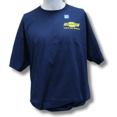 Chevrolet Genuine Parts & Service Graphic Cotton T-Shirt Blue Official Licensed