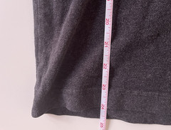 Lands’ End Men’s Size S 34-36 Dark Gray Turtleneck Long Sleeve T-Shirt Cotton
