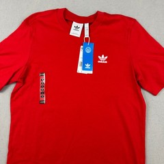 Adidas Shirt Men Small Better Scarlet Essential Tee Crewneck Short Sleeve New S