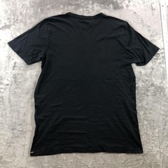 Volcom Shirt Mens Medium Black Hawaii Islands Logo Graphic Tee Organic Cotton