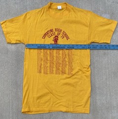 Vintage 1979 Cupertino High School Pioneers Class Of 79 T Shirt 70s 1970s Size M