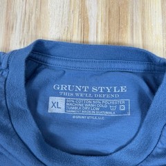 Grunt Style XL Blue T-shirt Club Member “Eternal Hostility Against Tyranny”