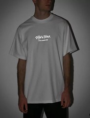 Shaka Wear Super Max Heavy Weight 3M Logo T-White Men’s Shirt Sz Medium