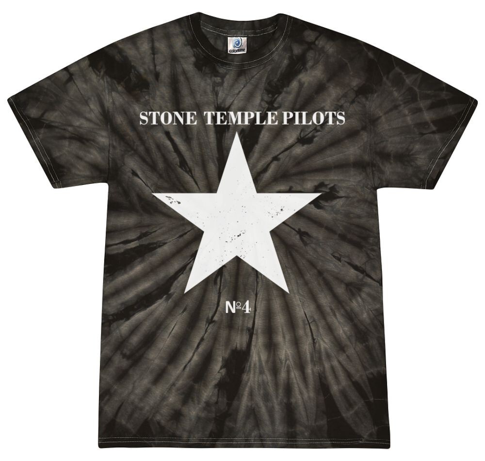 Stone Temple Pilots No. 4 Tie-Dye T-Shirt on Youth & Adult Size 100% Cotton Tees