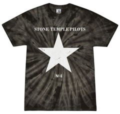 Stone Temple Pilots No. 4 Tie-Dye T-Shirt on Youth & Adult Size 100% Cotton Tees