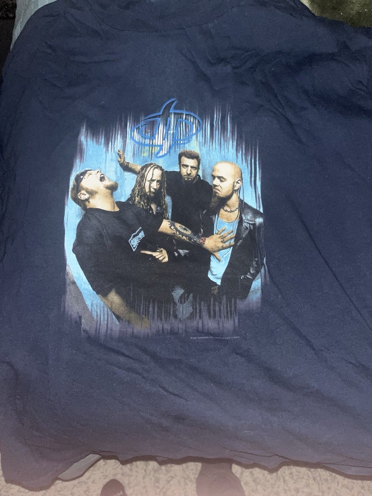 Drowning pool vintage 2001 Blue Men’s XL T-Shirt