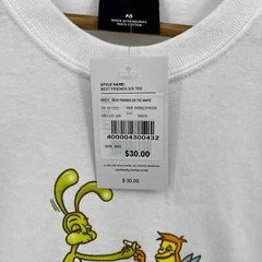 HUF Worldwide T-Shirt Men’s Size M White Best Friends Graphic Logo New NWT