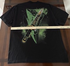 Shaka Wear T-Shirt Green Ranger Double Sided Super Max Heavy Garment Mens Sz 4XL