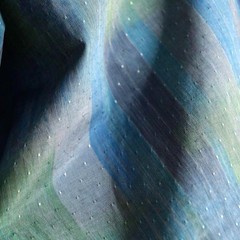80s Vintage Harry Rosen Gradient Open Collar Shirt Size L