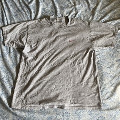 VINTAGE Nike Shirt Mens Medium Grey Front and Back Swoosh Logo Casual Sports Y2K