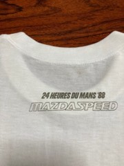 MAZDA 767 MAZDASPEED Le Mans 24 Hours Vintage Tee T Shirt One Size White 1988